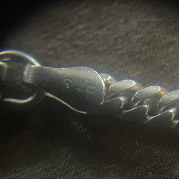 .925 STERLING SILVER: 3mm 20in Solid Cuban/Curb Link Chain - Picture 14 of 14